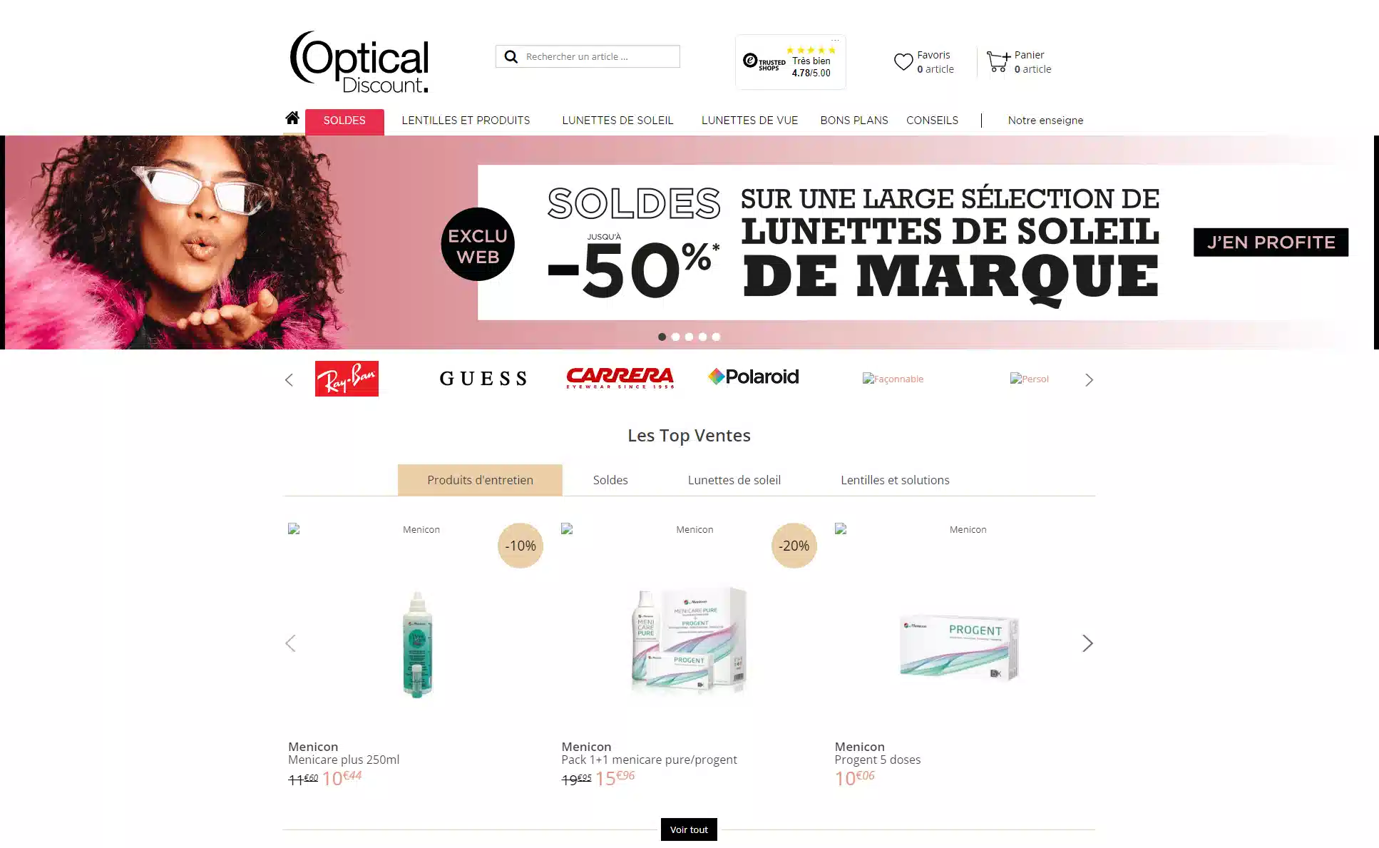 Refonte du site opticaldiscount